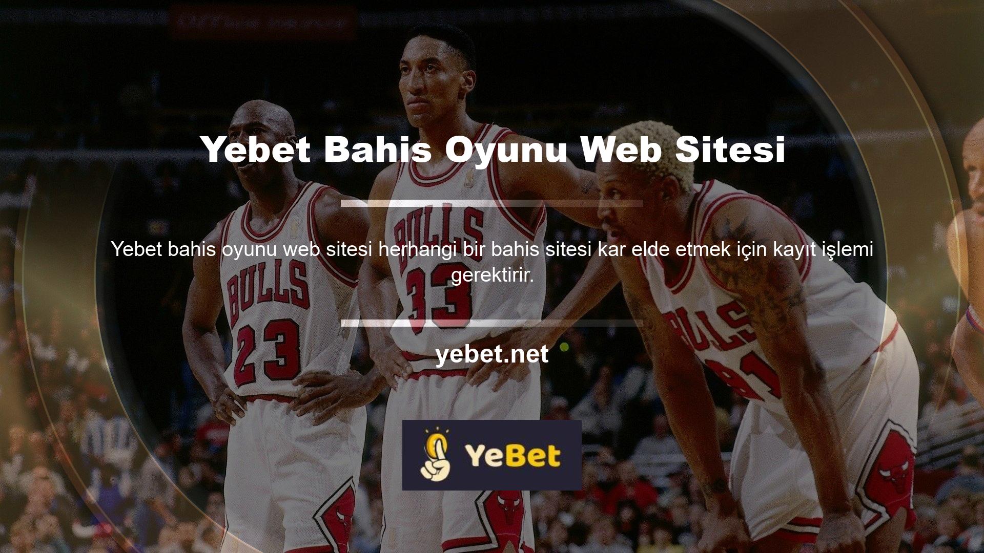 Yebet Bahis Oyunları web sitesinde üyelik işlemini tamamlamak birkaç dakika sürer ancak bu işlem tamamen ücretsizdir